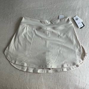 Cream tennis skort